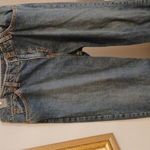 LUCKY BRAND Dungarees Denim 18/34 Wild child crop made in USA cotton
